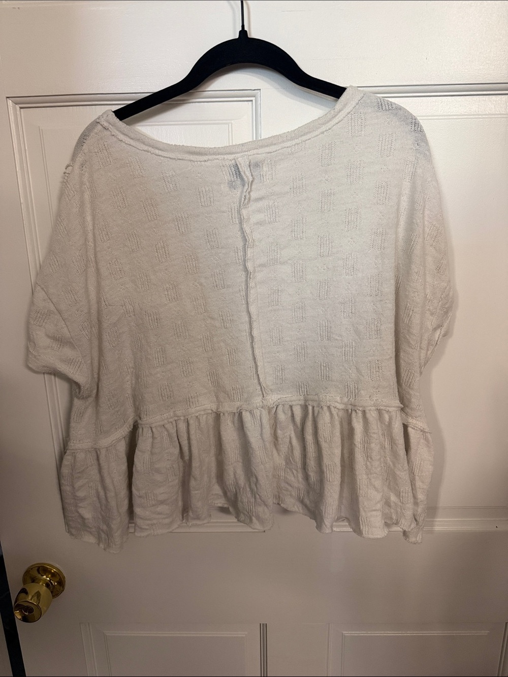 Urban Outfitters Cream V-Neck - Picture 3 of 3